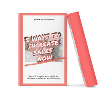 Load image into Gallery viewer, &quot;5 Ways To Increase Sales Now &quot; E-Book
